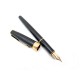 NEUF STYLO A PLUME PARKER SONNET IIIE EN LAQUE NOIRE + ECRIN FOUNTAIN PEN 500€