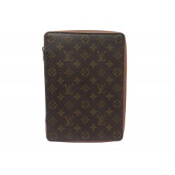 VINTAGE PORTE AGENDA LOUIS VUITTON EN TOILE MONOGRAM CANVAS DIARY HOLDER COVER