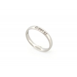 BAGUE DE BEERS FOREVER ALLIANCE T54 PLATINE 4.3GR DIAMANT J1CE23Z00P RING 1600€