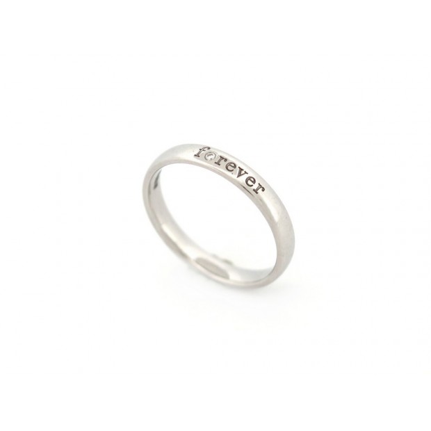 BAGUE DE BEERS FOREVER ALLIANCE T54 PLATINE 4.3GR DIAMANT J1CE23Z00P RING 1600€