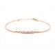 NEUF BRACELET MAUBOUSSIN TROIS GRAINS D AMOUR BR0329PGDI OR ROSE DIAMANTS 1134€