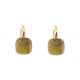 BOUCLES D'OREILLES POMELLATO NUDO CLASSIC QUARTZ CITRON OR JAUNE EARRINGS 5250€