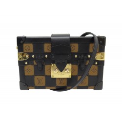 NEUF SAC A MAIN LOUIS VUITTON PETITE MALLE DAMIER TRESSAGE PURSE HAND BAG 5300€