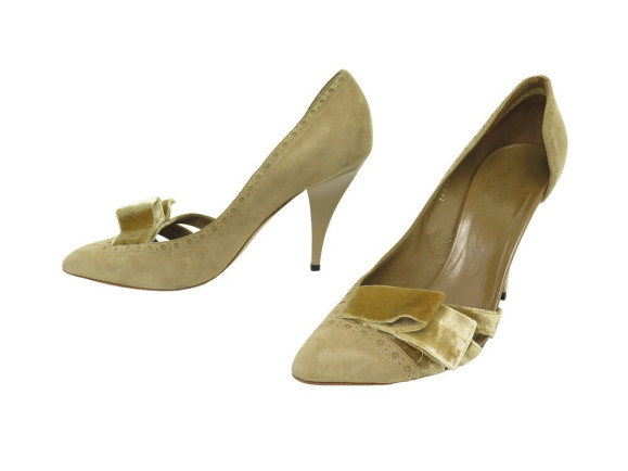 chaussures gucci escarpins ribbon side open 146740