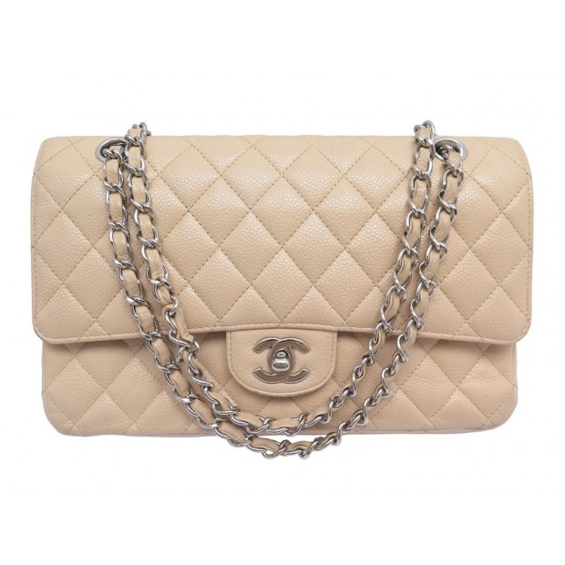 SAC A MAIN CHANEL TIMELESS CLASSIQUE MEDIUM EN CUIR CAVIAR BANDOULERE BAG 10300€