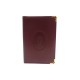 VINTAGE COUVERTURE PORTE AGENDA MUST CARTIER PM REPERTOIRE CARNET CUIR BORDEAUX