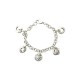 BRACELET TIFFANY & CO CHAINE A BRELOQUES CHARMS 19 CM ARGENT SILVER STERLING