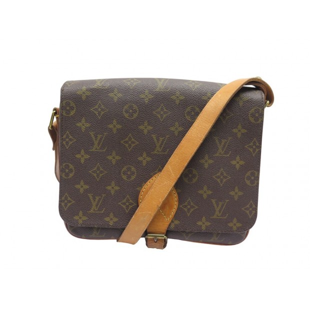 VINTAGE SAC A MAIN LOUIS VUITTON CARTOUCHIERE MM M51253 MONOGRAM HANDBAG 1390€