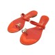 CHAUSSURES CHANEL G25883 SANDALES NU-PIEDS LOGO CC 39.5 CUIR ROUGE SHOES 1250€