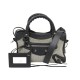 SAC A MAIN BALENCIAGA MINI CITY 300295 BANDOULIERE CUIR ET TOILE HAND BAG 1500€