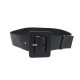 NEUF VINTAGE CEINTURE YVES SAINT LAURENT LARGE 151352 CUIR T90 LEATHER BELT 500€