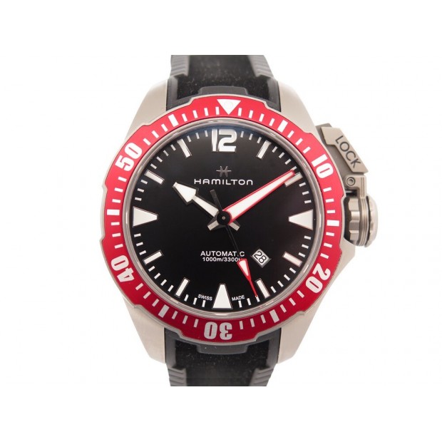 NEUF MONTRE HAMILTON KHAKI NAVY FROGMAN TITANIUM H77805335 46 AUTO WATCH 1595€