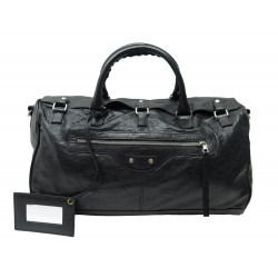 SAC DE VOYAGE A MAIN BALENCIAGA SQUASH M 258702 EN CUIR LEATHER TRAVEL BAG 1500€