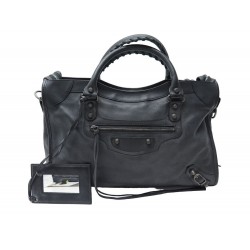 SAC A MAIN BALENCIAGA CLASSIC CITY MEDIUM 115748 CUIR NOIR LEATHER HANDBAG 1590€