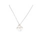 NEUF COLLIER POIRAY COEUR ENTRELACE MM CHAINE FORCAT OR BLANC 18K NECKLACE 2880€