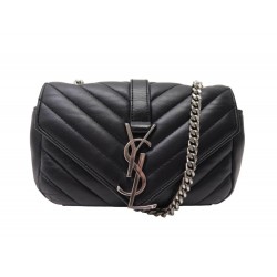 SAC A MAIN SAINT LAURENT 399289 CLASSIC BABY MONOGRAMME CUIR NOIR HANDBAG 2000€