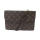 SAC A MAIN LOUIS VUITTON POCHETTE RABAT DOUBLE FACE TOILE MONOGRAM BANDOULIERE