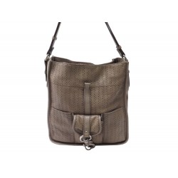SAC A MAIN CHLOE CABAS CUIR PERFORE TAUPE LEATHER PERFORATED HAND BAG TOTE 2500€