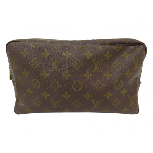 VINTAGE POCHETTE LOUIS VUITTON TROUSSE DE TOILETTE 28 GM TOILE MONOGRAM 690€