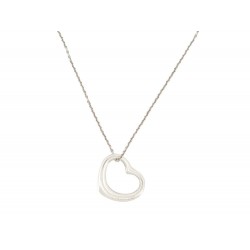 COLLIER TIFFANY & CO OPEN HEART 22MM PERETTI EN ARGENT 925 6.5 GR NECKLACE 1250€