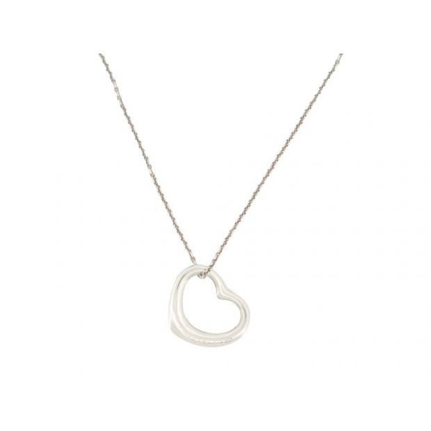 COLLIER TIFFANY & CO OPEN HEART 22MM PERETTI EN ARGENT 925 6.5 GR NECKLACE 1250€