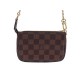 NEUF SAC A MAIN LOUIS VUITTON MINI POCHETTE ACCESSOIRES DAMIER EBENE BAG 570€