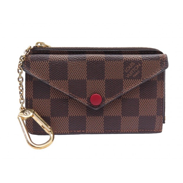 NEUF PORTE-CARTES LOUIS VUITTON RECTO VERSO TOILE DAMIER EBENE CARD HOLDER 480€