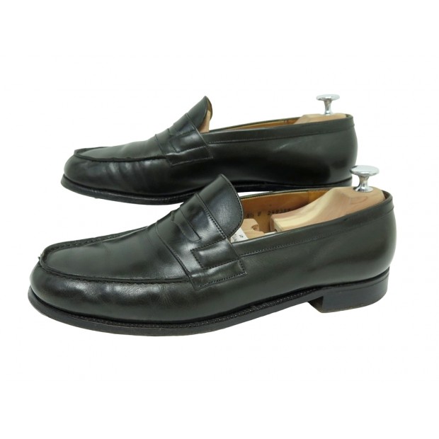 VINTAGE CHAUSSURES JM WESTON 180 MOCASSINS 8.5 B 42.5 FIN 42 CUIR SHOES 770€