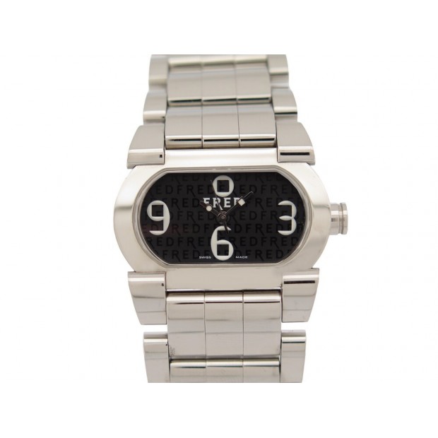 MONTRE FRED MOVE ONE FD012110 32 MM ACIER PALLADIE QUARTZ LADY STEEL WATCH 2200€