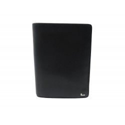 PORTEFEUILLE LANCEL PORTE CARTES EN CUIR NOIR A03111 BLACK LEATHER WALLET 225€