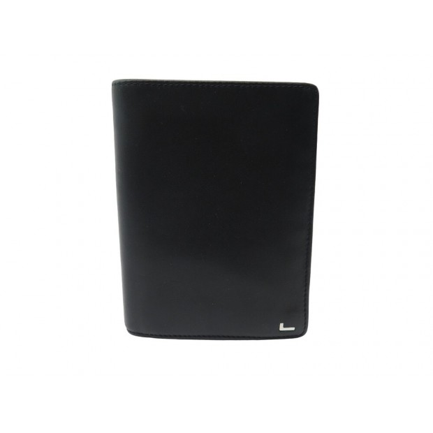 PORTEFEUILLE LANCEL PORTE CARTES EN CUIR NOIR A03111 BLACK LEATHER WALLET 225€