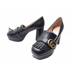 CHAUSSURES GUCCI MALAGA KID MARMONT 573020 ESCARPINS 36.5 IT 37.5 FR SHOES 795€