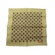 NEUF FOULARD GAVROCHE HERMES POCHETTE 45 CARRE EN SOIE BEIGE SILK SCARF 225€