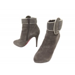 NEUF CHAUSSURES BOTTINES CHRISTIAN LOUBOUTIN TROTTINETTE 120 38.5 SHOES 995€