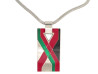  collier lanvin pendentif rectangle 50 en metal