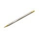 NEUF STYLO BILLE MUST DE CARTIER TRINITY METAL BROSSE ECRIN BALLPOINT PEN 380€