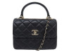  sac a main chanel trendy cc matelasse cuir noir