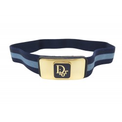 NEUF VINTAGE CEINTURE CHRISTIAN DIOR ELASTIQUE TAILLE 70-85 ELASTIC BELT 430€