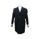 MANTEAU LONG PRADA UC196G EN LAINE ALPAGA NOIR 52 IT 50 FR M WOOL COAT 8400€