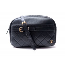 NEUF SAC A MAIN CHANEL CAMERA BOUCLE CEINTURE BANDOULIERE CUIR MATELASSE 6500€