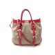 SAC A MAIN PRADA BOWLING TOILE ET CUIR 