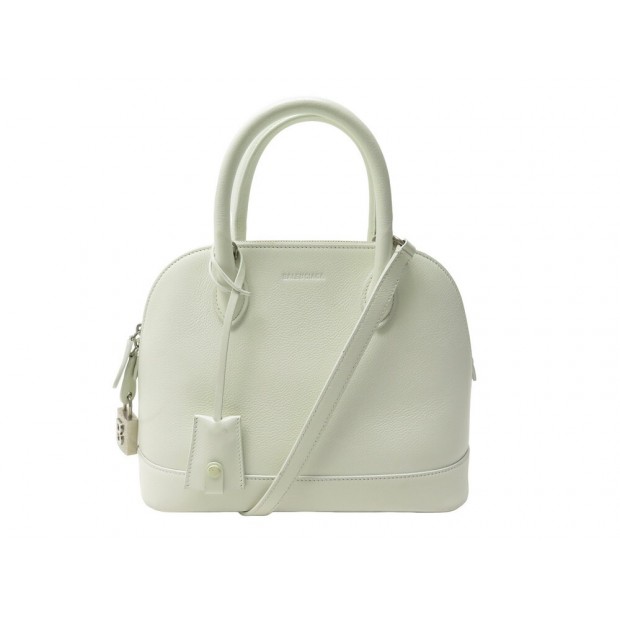 SAC A MAIN BALENCIAGA TOP HANDLE VILLE S 550645 BANDOULIERE BLANC BAG