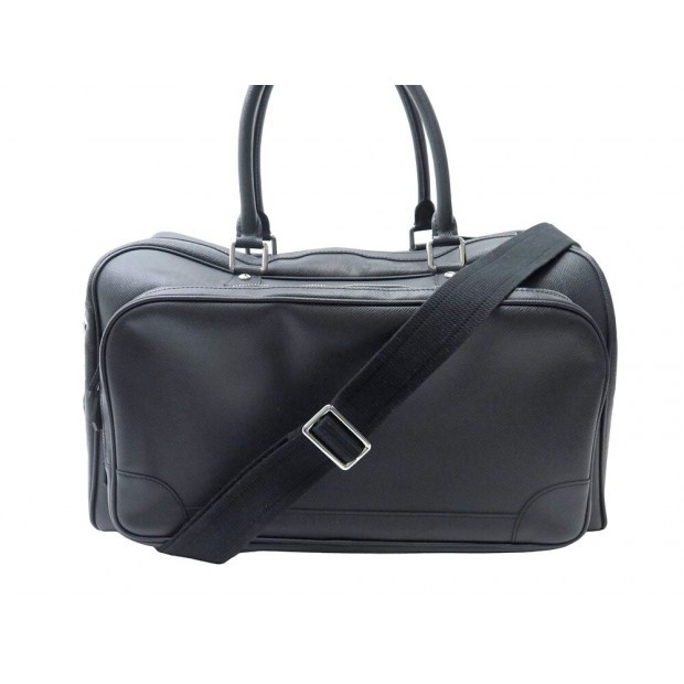 NEUF SAC DE VOYAGE A MAIN LOUIS VUITTON NIKOLAI CUIR TAIGA ARDOISE M31132 2000€