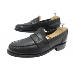 CHAUSSURES CHURCH'S MOCASSINS 8 42 EN CUIR NOIR BLACK LEATHER LOAFERS SHOES 870€