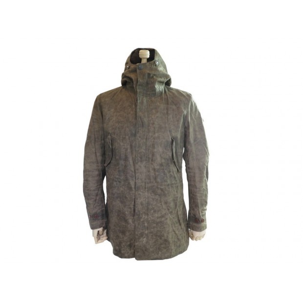 NEUF MANTEAU BARBOUR DEPT MILLS MWX0541 L 52 COTON HUILE KAKI PARKA BLOUSON 415€