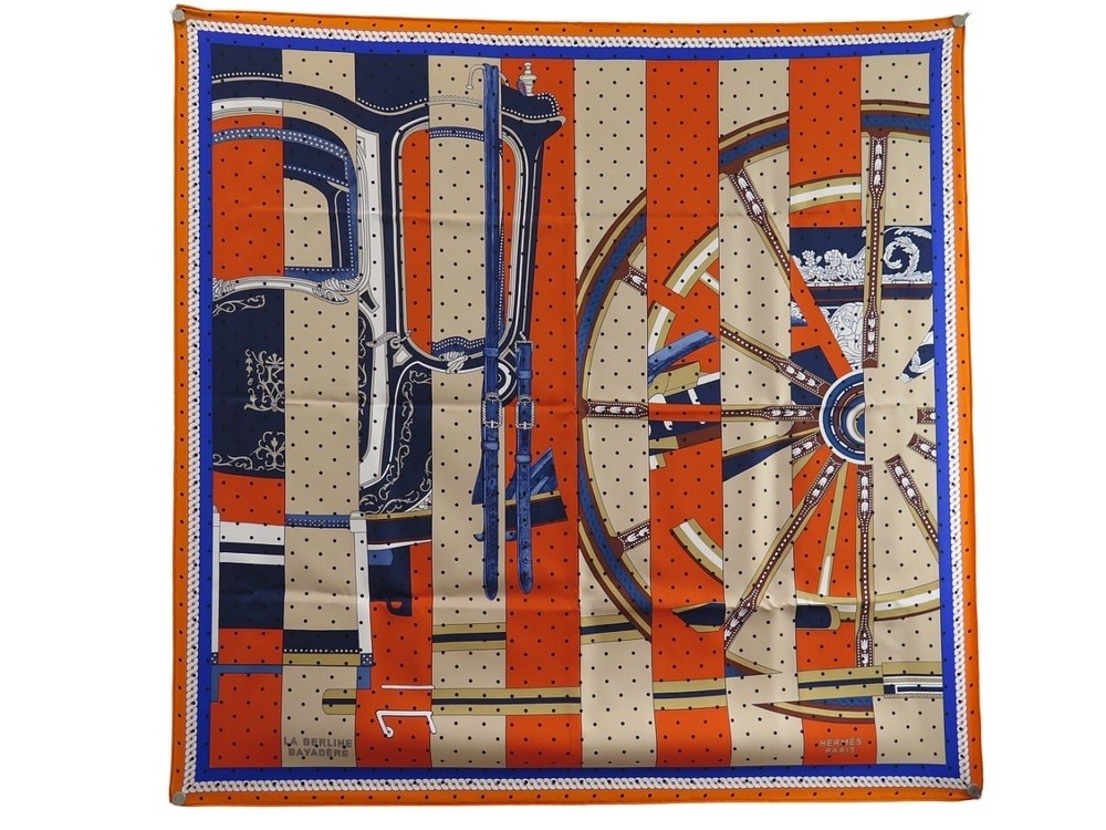 HERMES スカーフ LA BERLINE BAYADERE foulard hermes la berline bayadere wlodeck