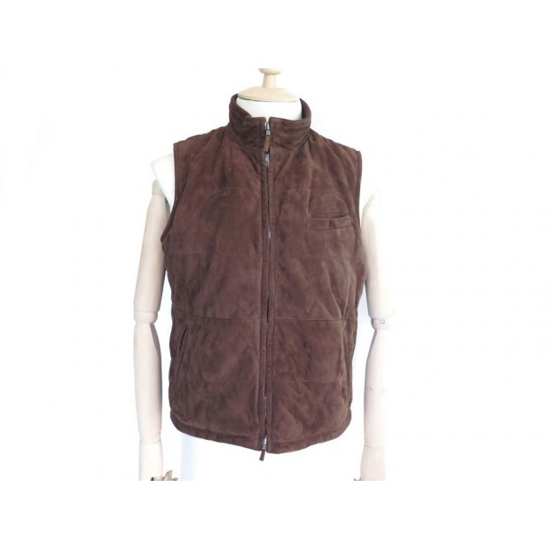 gilet sans manche daim femme