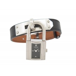 MONTRE HERMES KELLY CADENAS PM 20 MM KE1.210 QUARTZ ACIER PALLADIE WATCH 2350€