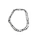 NEUF COLLIER CHANEL PERLES ET LOGO CC SAUTOIR 140 CM METAL NOIR NECKLACE 1800€