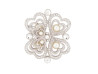  broche christian dior trefles strass metal